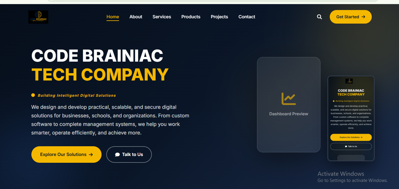 Dashboard Preview